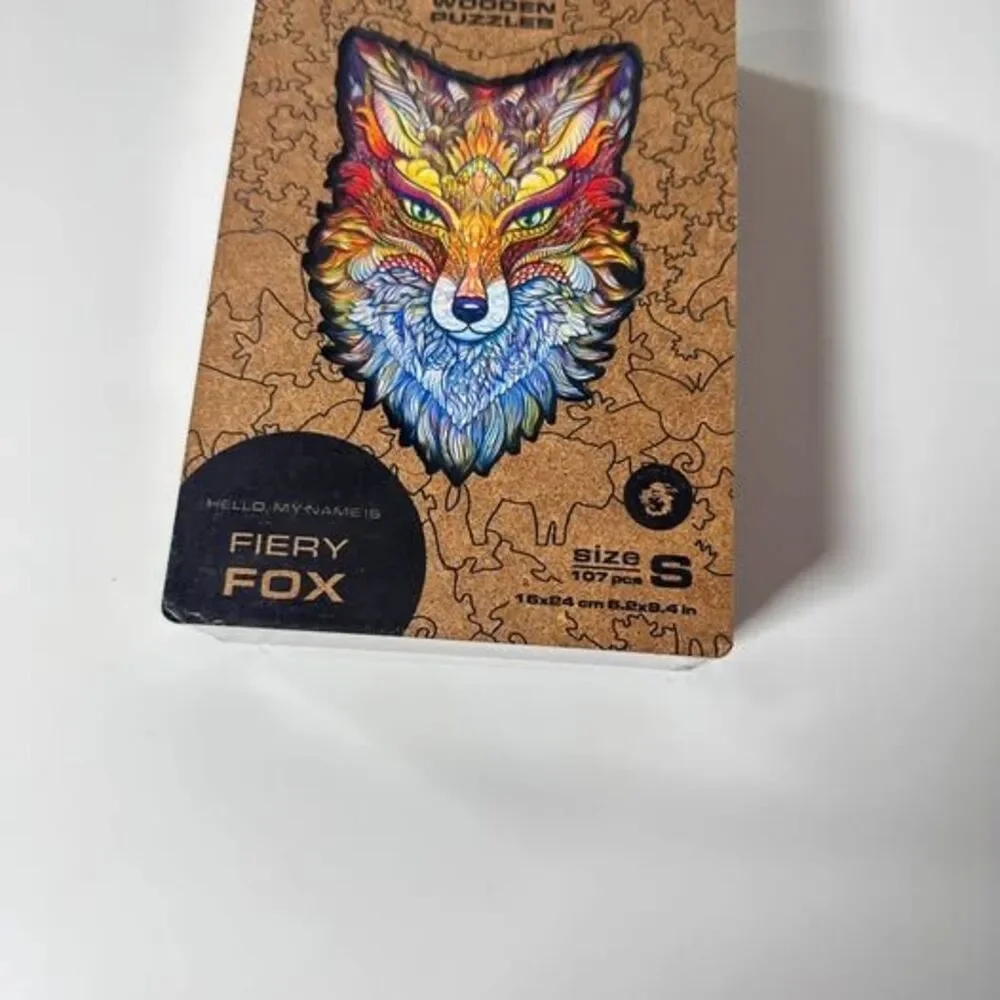 Unidragon Figured Wooden Puzzle Fiery Fox Size S